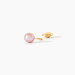 Boucles D'Oreilles Puces Bianca Or Jaune Perle De Culture - Clous d'oreilles Enfant | Histoire d&rsquo;Or