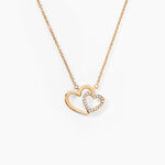 Collier Alexandra Plaqu&eacute; Or Jaune Oxyde De Zirconium - F&ecirc;te des m&egrave;res Femme | Histoire d&rsquo;Or