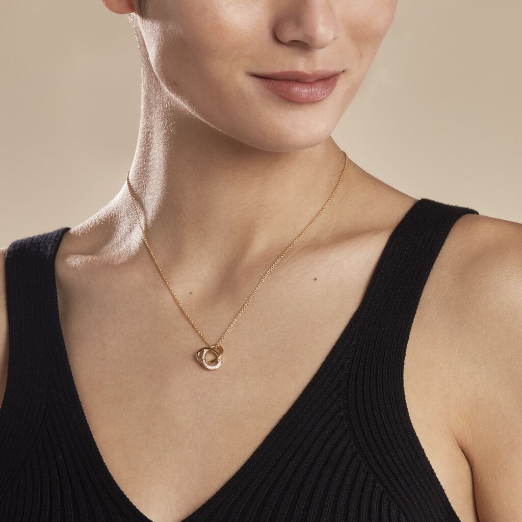 Collier Plaqué Or Henia Oxydes De Zirconium - Colliers fantaisie Femme | Histoire d’Or