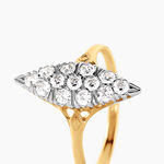 Bague Marchioness Or Jaune Oxyde De Zirconium - Bagues avec pierre Femme | Histoire d&rsquo;Or