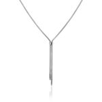 Collier Aleyna Maille Popcorn Acier Blanc - Colliers fantaisie Femme | Histoire d&rsquo;Or