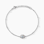 Bracelet Wisteria Argent Blanc Oxyde De Zirconium - Bracelets Femme | Histoire d&rsquo;Or