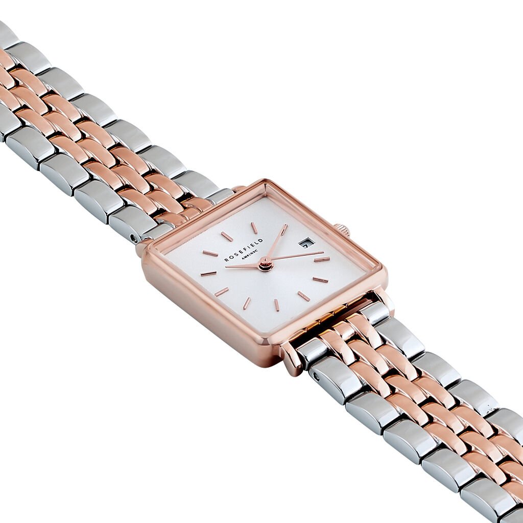 Montre Rosefield The Mini Boxy Blanc - Montres Femme | Histoire d’Or