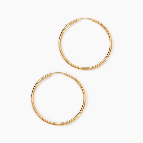 Cr&eacute;oles Valencina Or Jaune - Boucles d'oreilles cr&eacute;oles Femme | Histoire d&rsquo;Or