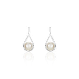 Boucles D'oreilles Puces Elisabeth Or Jaune Diamant Et Saphir - Boucles d'oreilles pendantes Femme | Histoire d’Or