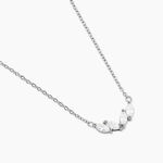 Collier Eclat D'Aurore Argent Blanc Oxyde De Zirconium - Colliers fantaisie Femme | Histoire d&rsquo;Or