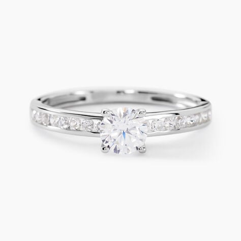 Bague Harem Or Blanc Oxyde - Bagues avec pierre Femme | Histoire d’Or