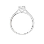 Bague Solitaire Fiona Or Blanc Diamant Synthetique - Bagues solitaires Femme | Histoire d&rsquo;Or