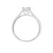 Bague Solitaire Fiona Or Blanc Diamant Synthetique - Bagues solitaires Femme | Histoire d’Or