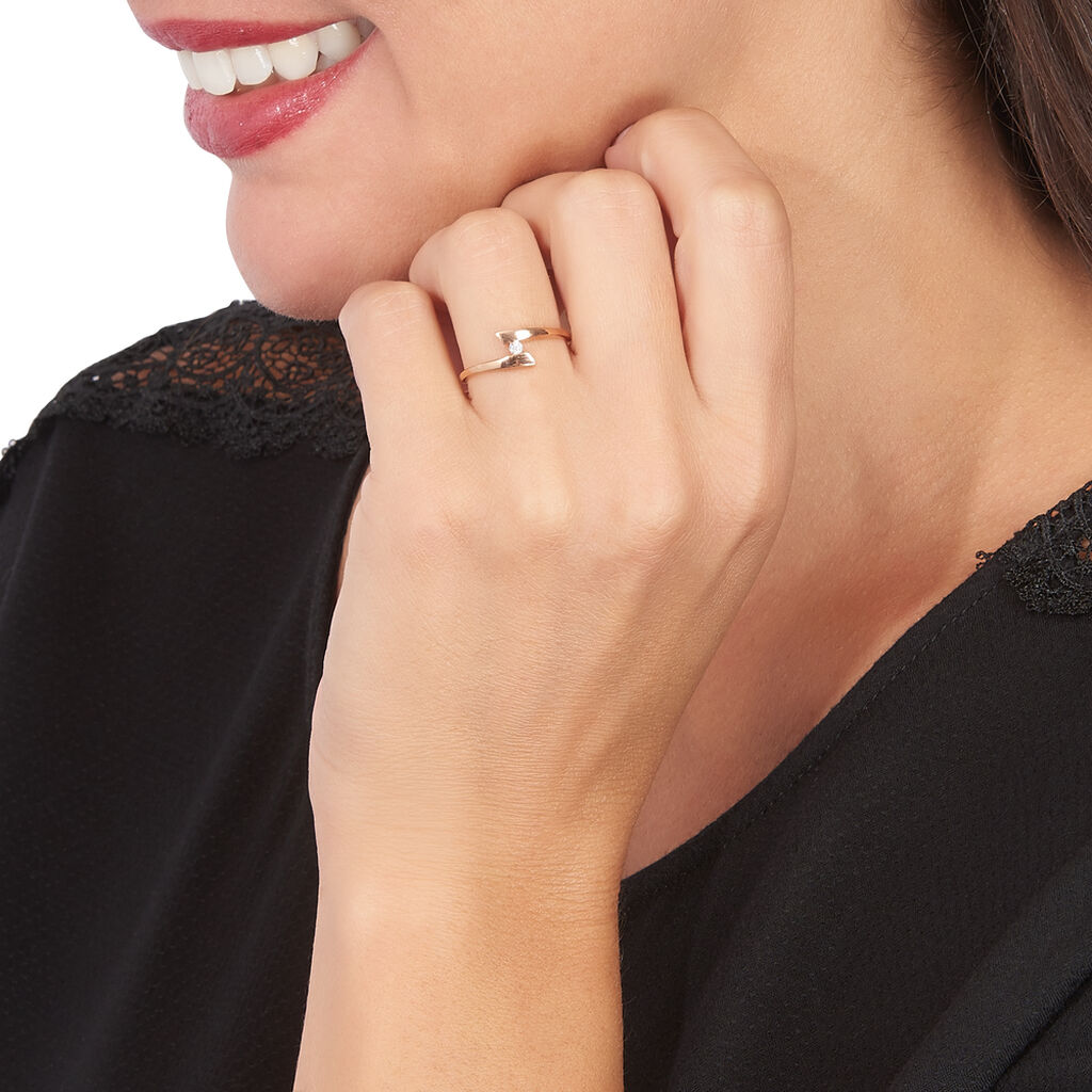 Bague Solitaire Vinca Or Blanc Diamant - Bagues solitaires Femme | Histoire d’Or