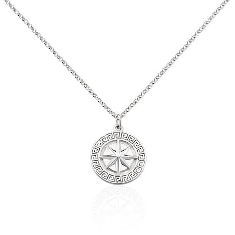 Collier North Argent Blanc - Colliers Homme | Histoire d’Or