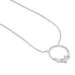 Collier Catiane Argent Blanc Oxyde De Zirconium - Colliers fantaisie Femme | Histoire d&rsquo;Or
