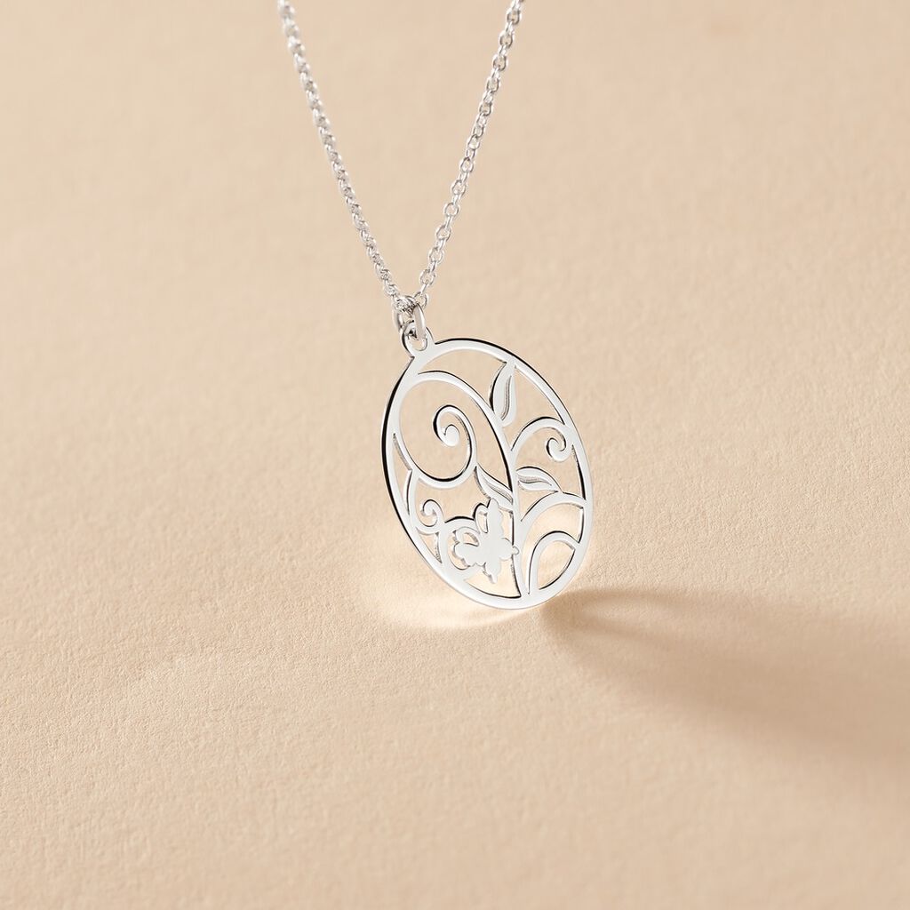 Collier Hita Argent Blanc - Colliers fantaisie Femme | Histoire d&rsquo;Or