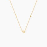 Collier Fenton Or Jaune Oxyde De Zirconium - Colliers Famille | Histoire d&rsquo;Or