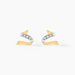 Boucles D'oreilles Puces Ouassima Or Jaune Diamant - Clous d'oreilles Femme | Histoire d’Or