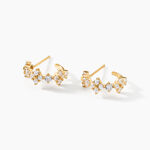 Cr&eacute;oles Majestueuse Or Jaune Oxyde De Zirconium - Boucles d'oreilles cr&eacute;oles Femme | Histoire d&rsquo;Or