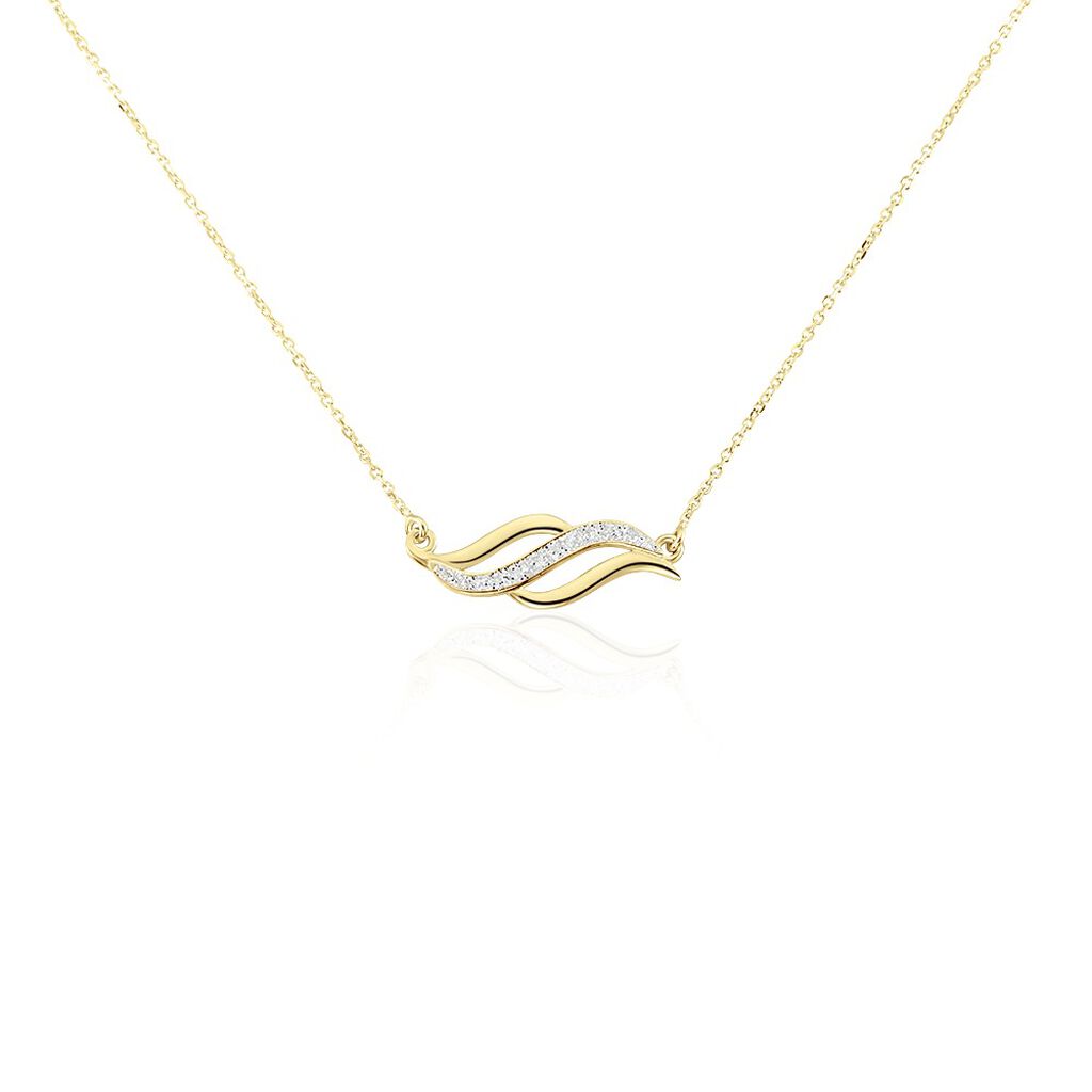 Collier Aliz Or Jaune