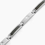 Bracelet Patrick Acier Blanc - Bracelets Homme | Histoire d&rsquo;Or