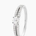 Bague Solitaire Katalina Or Blanc Diamant - Bagues solitaires Femme | Histoire d’Or