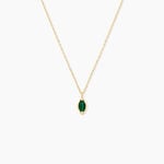 Collier Lucky Gems Or Jaune Malachite Oxyde De Zirconium - F&ecirc;te des m&egrave;res Femme | Histoire d&rsquo;Or