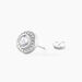 Boucles D'oreilles Puces Marquise Argent Blanc Oxyde De Zirconium - Boucles d'oreilles fantaisie Femme | Histoire d’Or