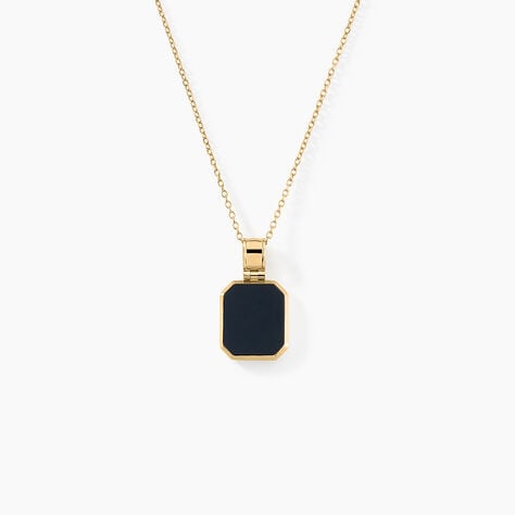 Collier Tertius Or Jaune Onyx - Colliers Homme | Histoire d&rsquo;Or