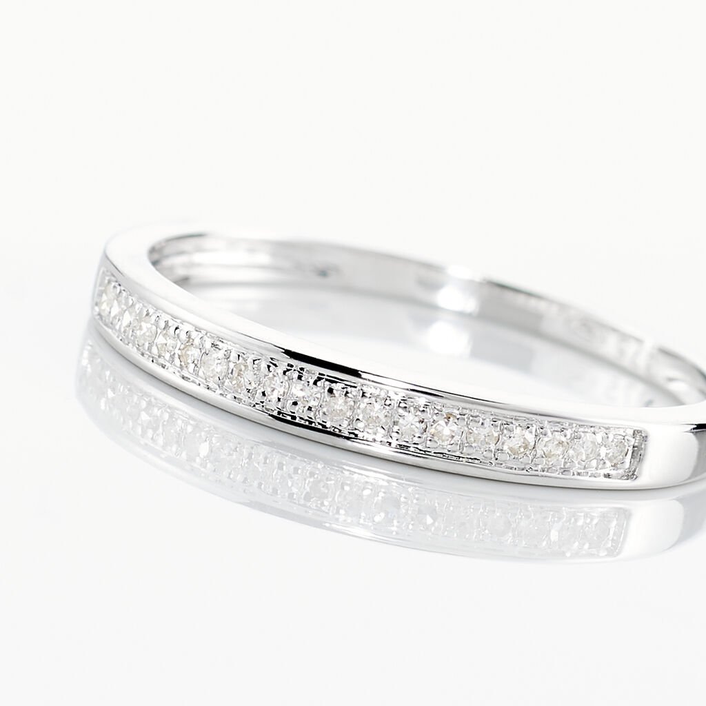 Alliance Aileen Or Blanc Diamant - Alliances Femme | Histoire d&rsquo;Or