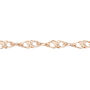 Chaîne Imanie Maille Singapour Or Rose
