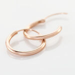 Cr&eacute;oles Argent Rose Olympia - Boucles d'oreilles cr&eacute;oles Femme | Histoire d&rsquo;Or