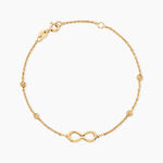 Bracelet Mimy Argent Dor&eacute; A L'Or 750/1000 - F&ecirc;te des m&egrave;res Femme | Histoire d&rsquo;Or