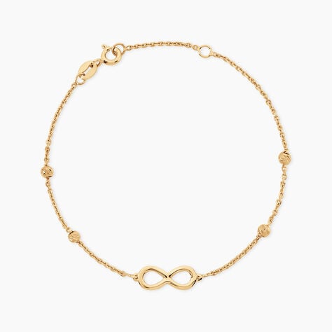 Bracelet Mimy Argent Dor&eacute; A L'Or 750/1000 - F&ecirc;te des m&egrave;res Femme | Histoire d&rsquo;Or