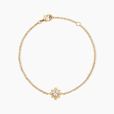 Bracelet Bobbie Plaqu&eacute; Or Jaune Oxyde De Zirconium - Bracelets Femme | Histoire d&rsquo;Or