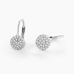 Boucles D'oreilles Pendantes Fantine Argent Blanc Oxyde De Zirconium - Boucles d'oreilles fantaisie Femme | Histoire d&rsquo;Or