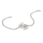 Bracelet Ble Argent Blanc Oxyde De Zirconium - Bracelets Femme | Histoire d&rsquo;Or