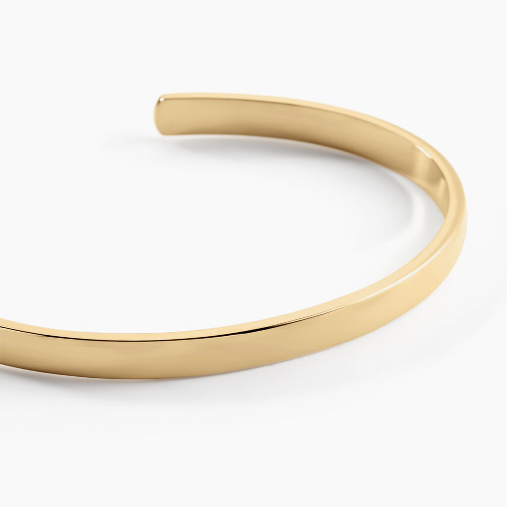 Bracelet Jonc Graca Plaqué Or Jaune - Bracelets joncs Femme | Histoire d’Or