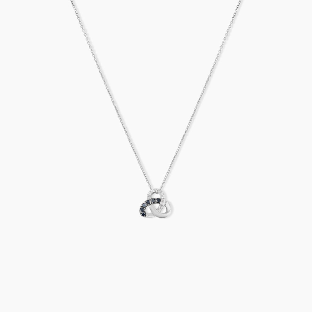 Collier Constellation Or Blanc Diamant