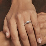 Bague M&eacute;lissande Argent Blanc Oxyde De Zirconium - Bagues avec pierre Femme | Histoire d&rsquo;Or