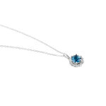 Collier Argent Blanc Clover Verre Oxydes De Zirconium - Colliers fantaisie Femme | Histoire d&rsquo;Or