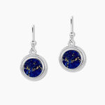 Boucles D'oreilles Argent Zea Lapis Lazulis - Boucles d'oreilles fantaisie Femme | Histoire d&rsquo;Or