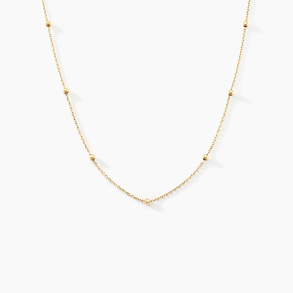 Collier Bookers  Or Jaune - Ras de cou Femme | Histoire d’Or