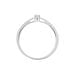 Bague Eliisa Or Blanc Diamant - Bagues solitaires Femme | Histoire d’Or