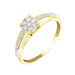 Bague Katherina Or Jaune Diamant - Bagues avec pierre Femme | Histoire d’Or