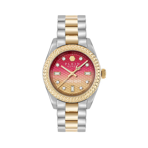Montre Philipp Plein Rock Couture Rose - Montres Femme | Histoire d&rsquo;Or