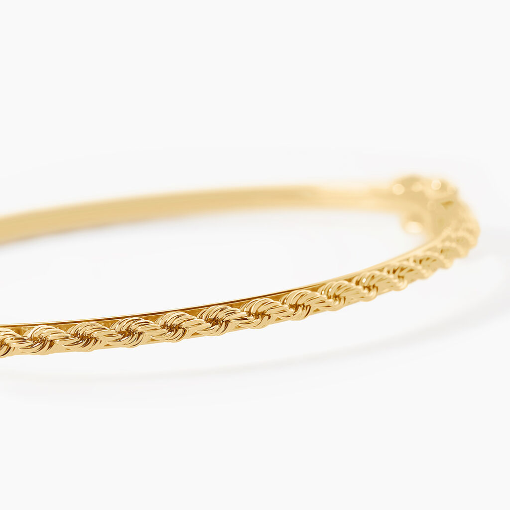 Bracelet Jonc Cordelia Or Jaune - Bracelets joncs Femme | Histoire d&rsquo;Or
