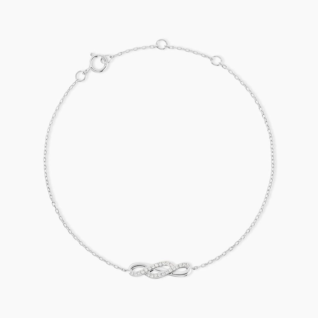 Bracelet Ursulla Or Blanc Diamant - Bracelets Femme | Histoire d&rsquo;Or