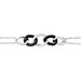 Bracelet Link Argent Blanc Céramique Et Oxyde De Zirconium - Bracelets Femme | Histoire d’Or