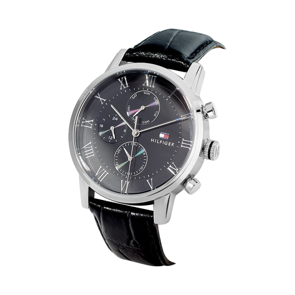 Montres Tommy Hilfiger 1791401 Acier Boucle Ardillon Anses Blanc Ronde Himhbqn0wj0 Histoire D Or