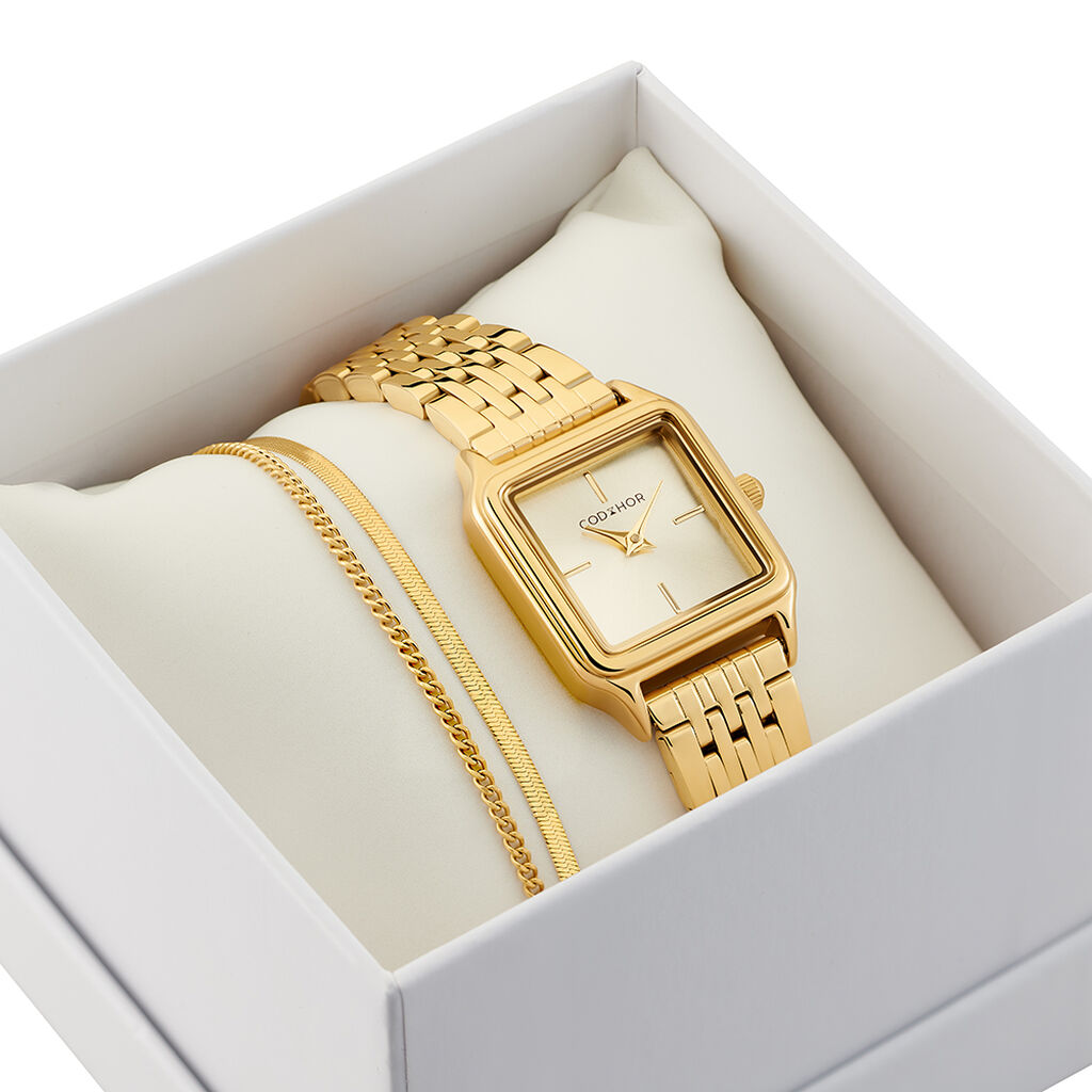 Coffret De Montre Codhor Gabrielle Doré - Montres Femme | Histoire d’Or