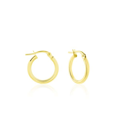 Créoles Verania Or Jaune - Boucles d'oreilles créoles Femme | Histoire d’Or