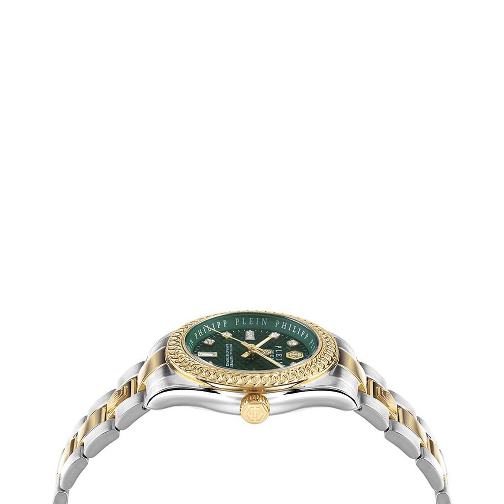 Montre Philipp Plein Queen Vert - Id&eacute;es cadeaux Femme | Histoire d&rsquo;Or